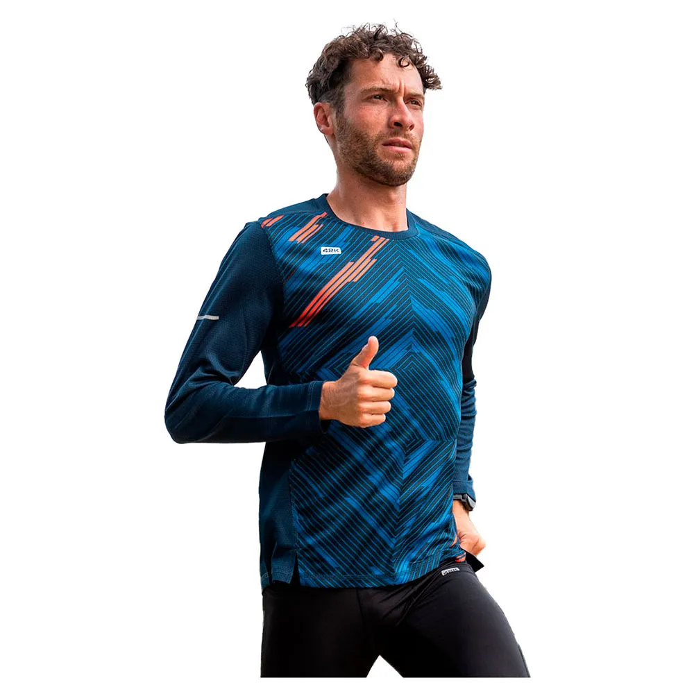 

Футболка 42k Running Vortex Winter long sleeve, синий