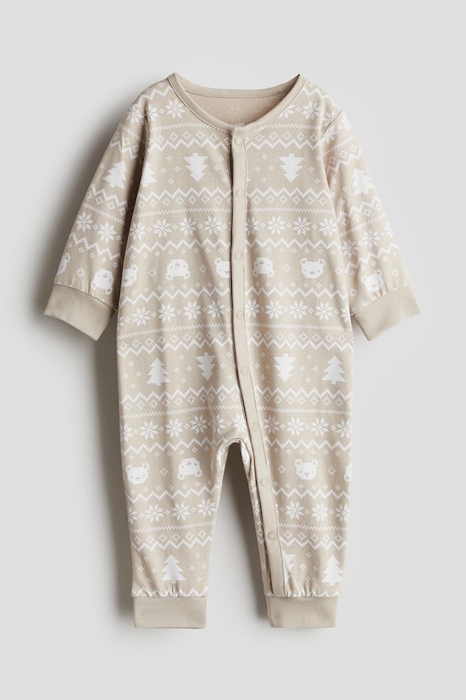 

Пижама с рисунком H&M, бежевый