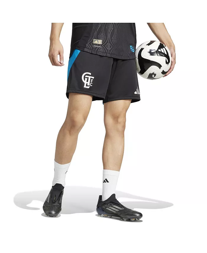Мужские шорты Charlotte FC Away 2025 Fortress Kit Authentic черные adidas — фото 3
