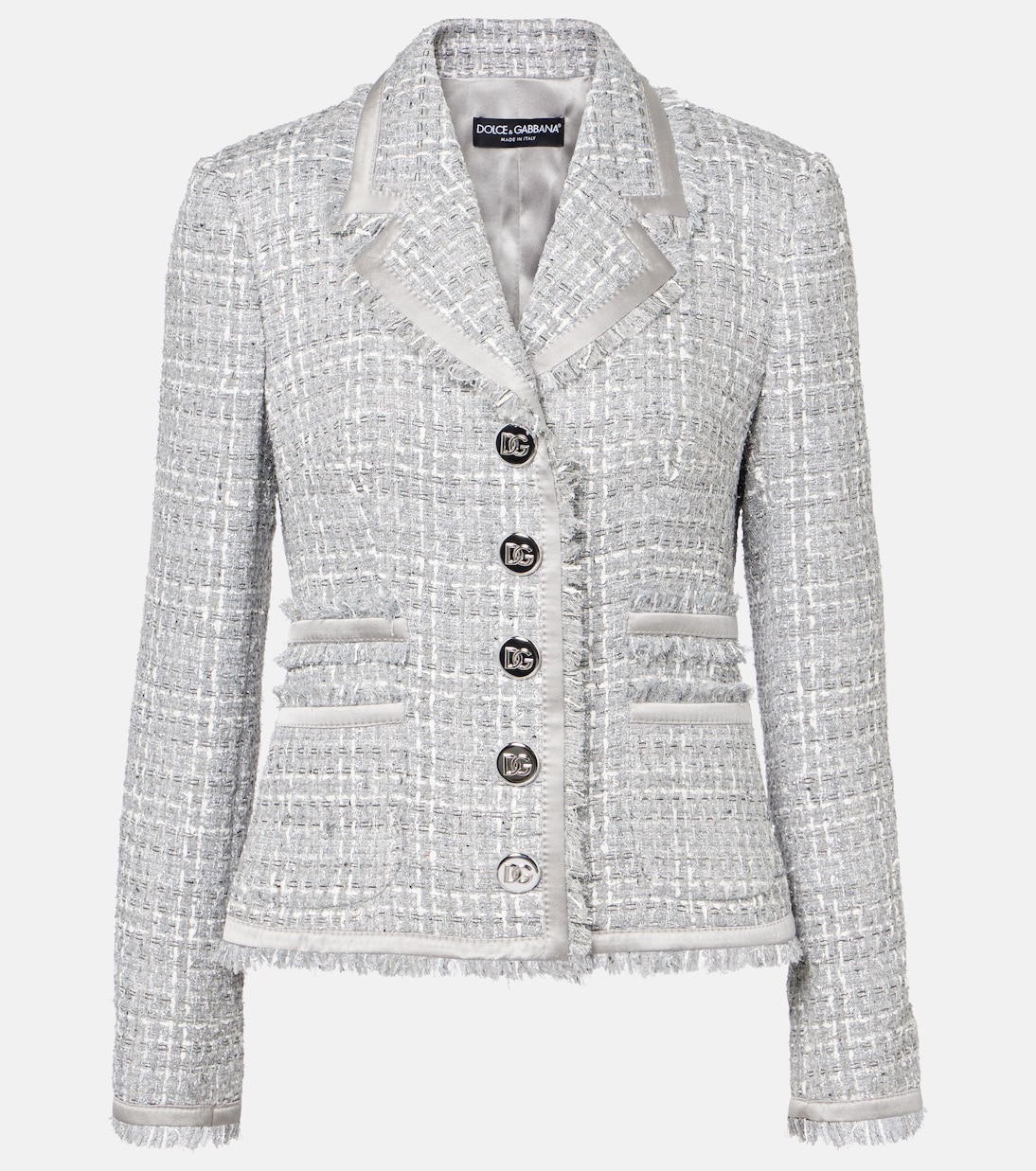 

Жакет из ламе-букле Dolce&Gabbana, Quadri-Check-Tartan