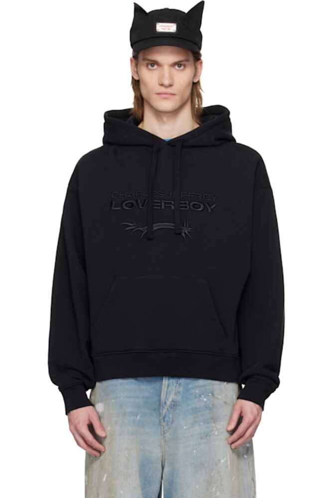 

Черная толстовка с логотипом Charles Jeffrey LOVERBOY