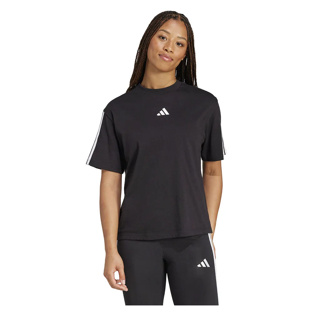 

Футболка adidas Essentials 3 Stripes Boyfriend, черный