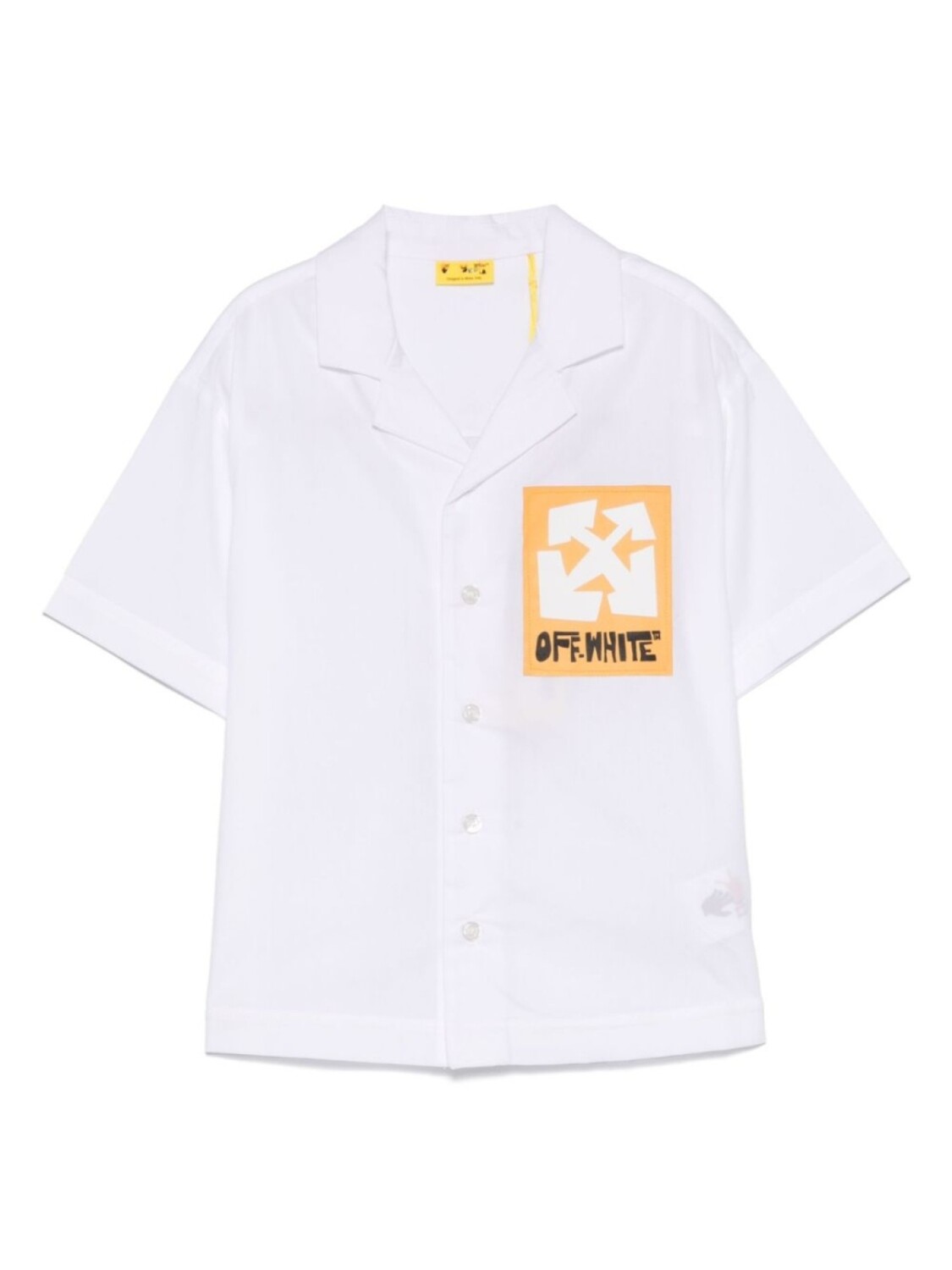 

Рубашка Off-White Kids Big Label, белый