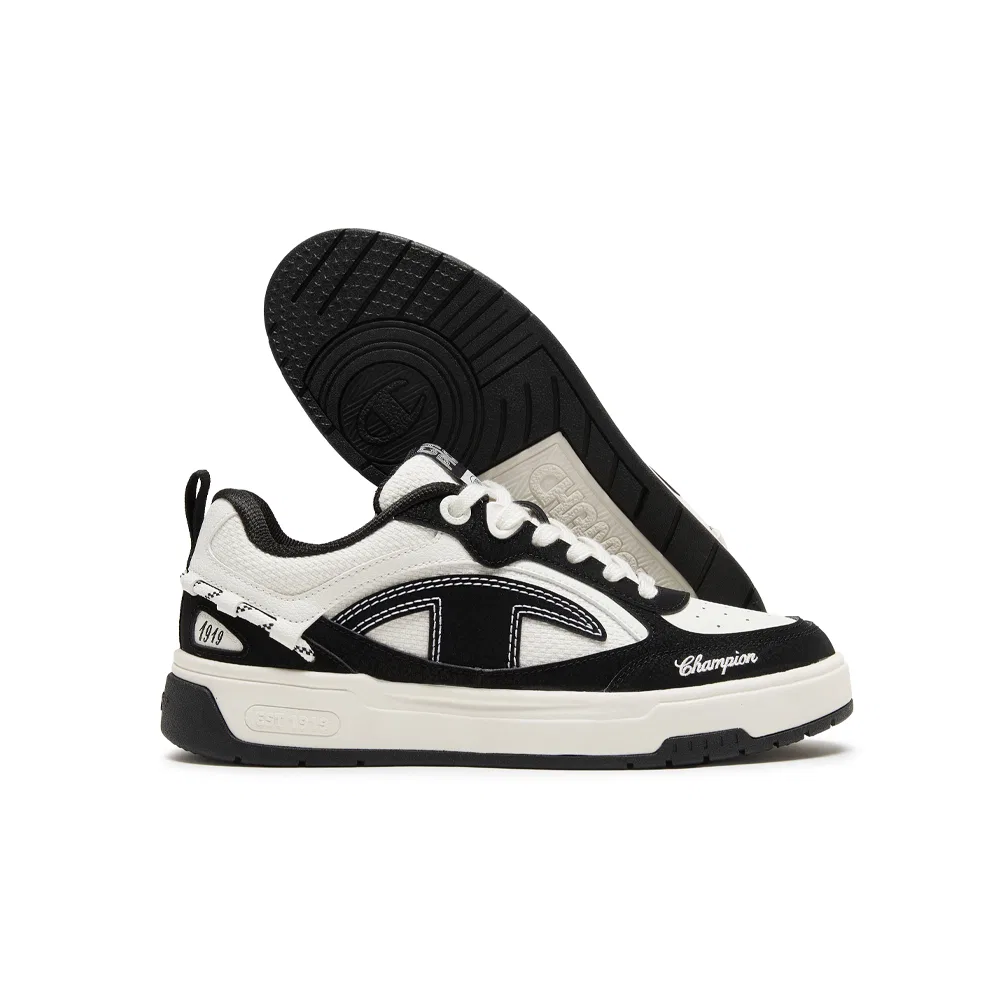 Кроссовки кеды Champion Black/Milk White — фото 3