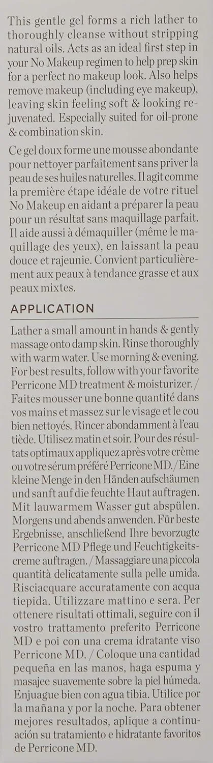 Очищающее средство для снятия макияжа No Makeup Easy Rinse 177 мл (1 шт.) Perricone Md, bunt — фото 3