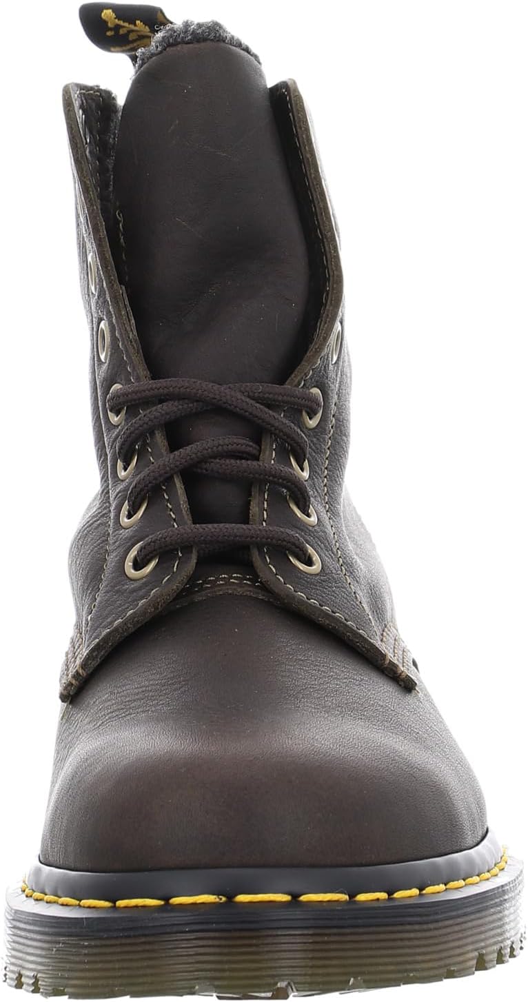 Ботинки Dr. Martens Unisex-Adult 1460 из искусственной кожи гризли с подкладкой, Dms Olive — фото 4