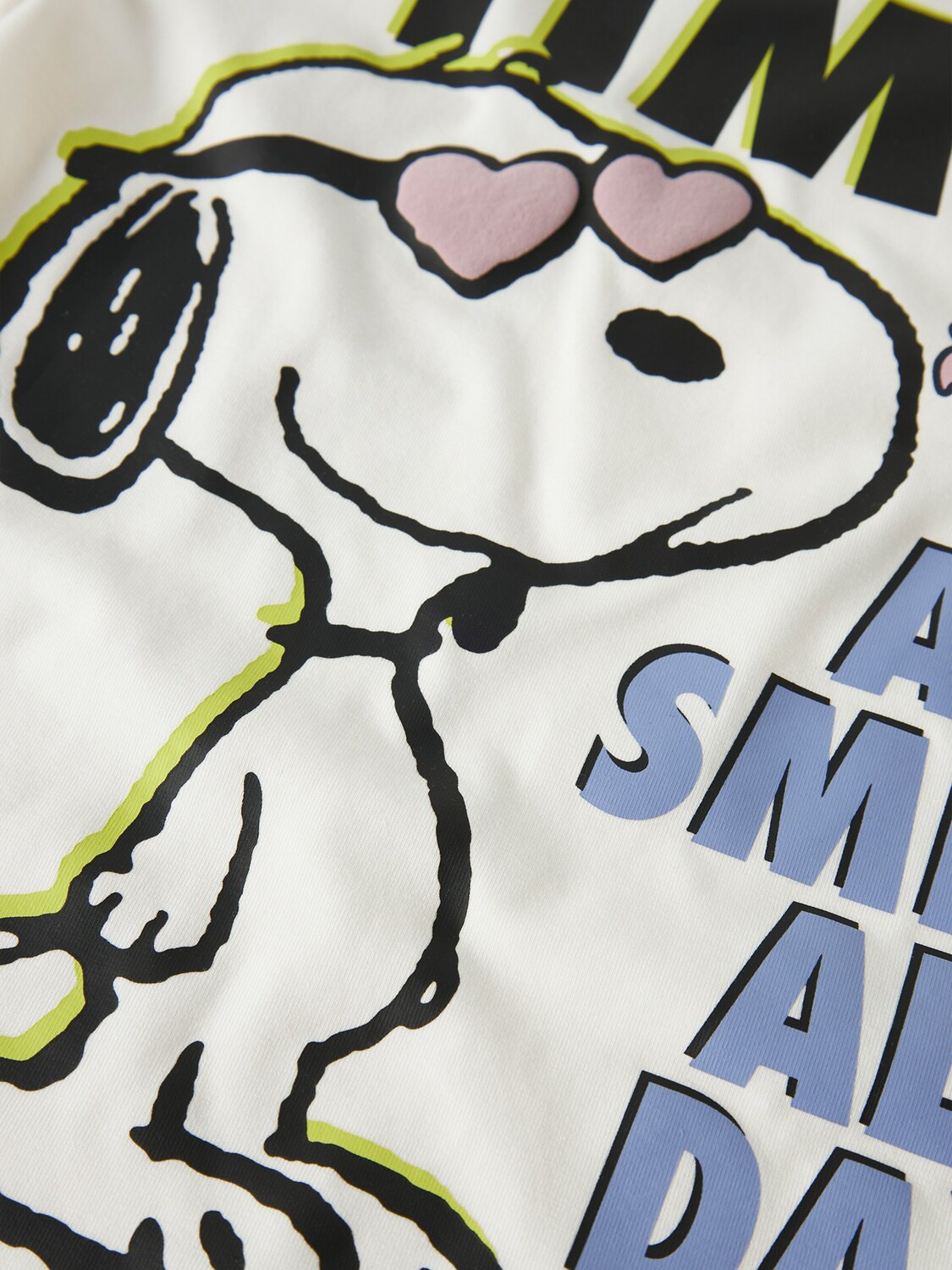 NAME IT Футболка 'NKFDylana Snoopy' в белом цвете — фото 3