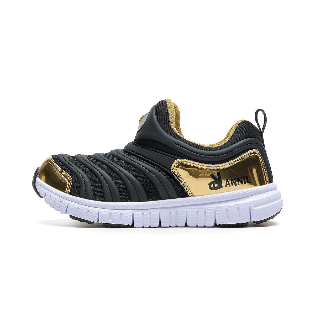 

Slip Resistant Abrasion Resistant Low top Casual Shoes Kids' Annil, medium золотой[consider 1 size up]