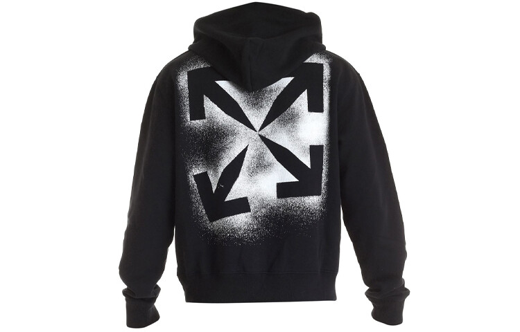 

Толстовка мужская Off-White с принтом на спине, черный