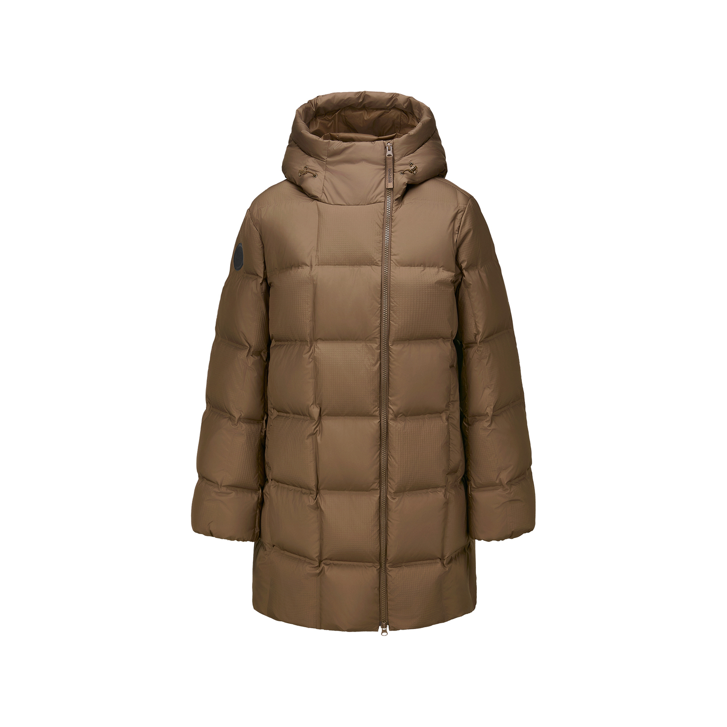 

Skechers Женский пуховик кофейный 055A, Coffee-055A