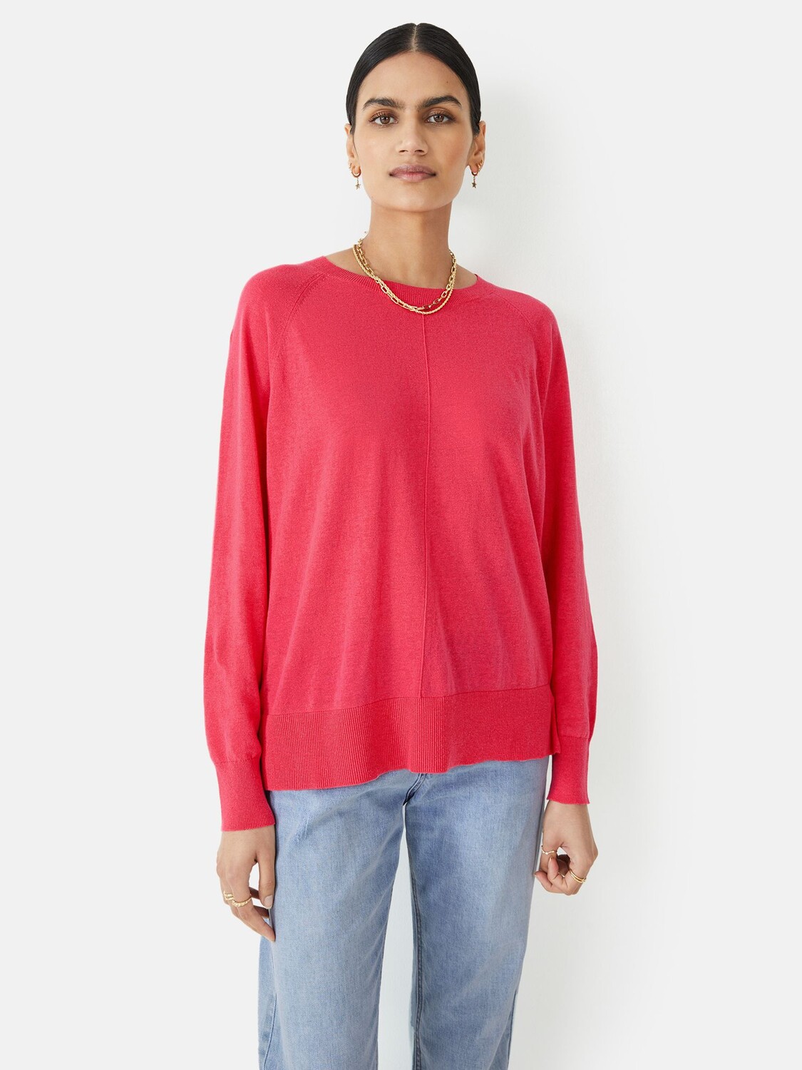 

hush Джемпер свободного кроя Cara Fine Kinit, цвет Pink Rouge