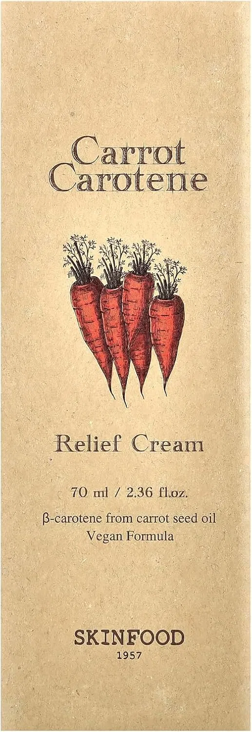 Крем для лица Skinfood 1957 — Дневной увлажняющий Carrot Carotene Relief Cream, 70 мл — фото 2