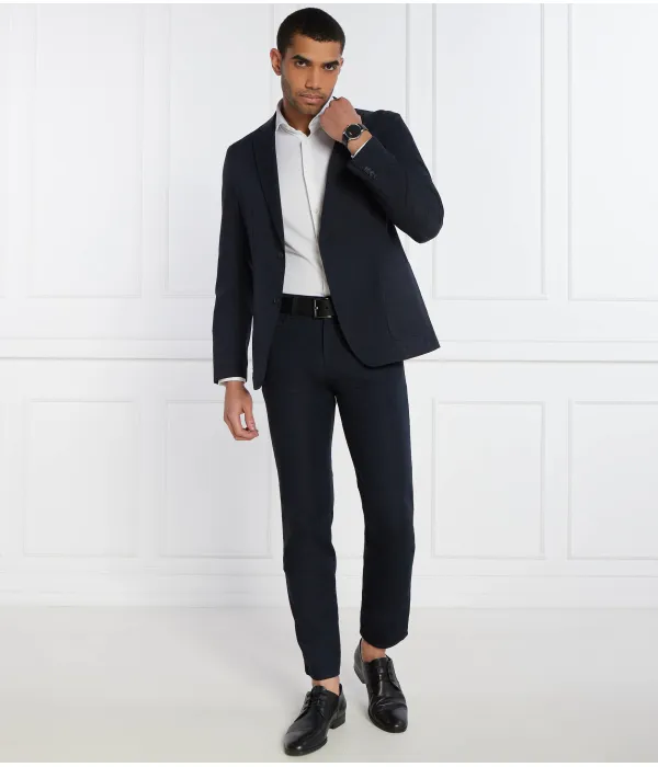 Элегантная куртка p-hanry Slim fit Boss, синий — фото 2