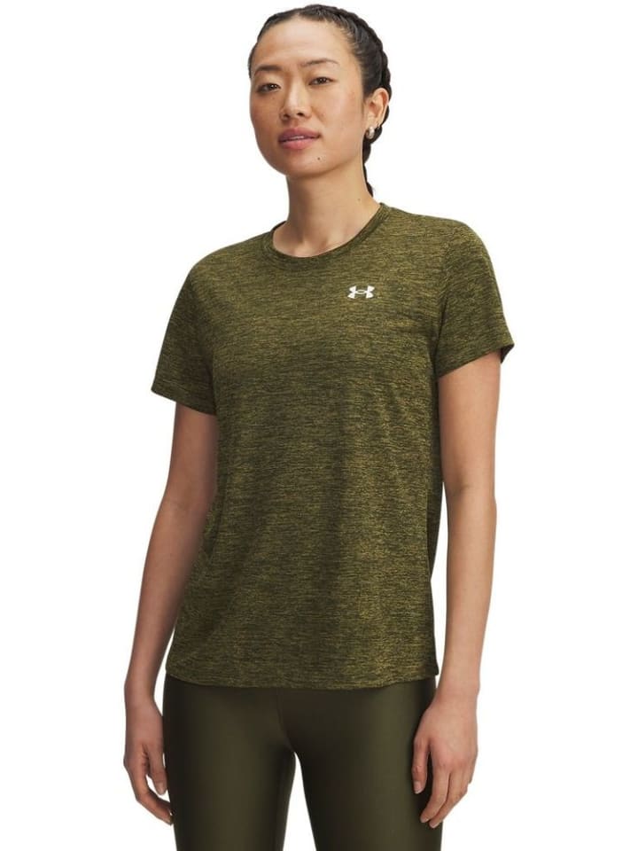 

Спортивная футболка Tech SSC-Twist зеленого цвета Under Armour