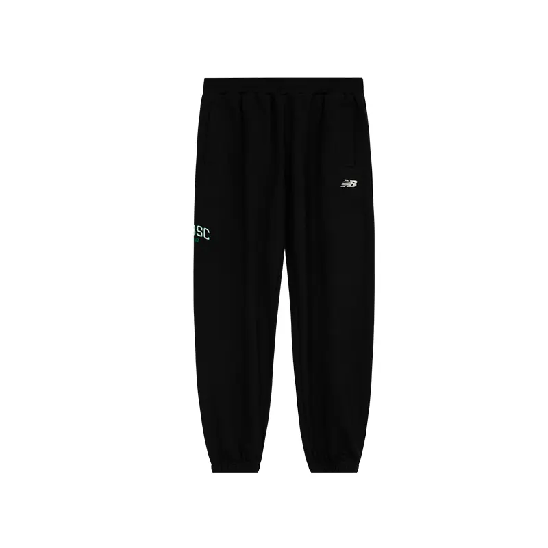 Детские вязаные спортивные штаны для детей 3-7 лет NBSC New Balance, черный