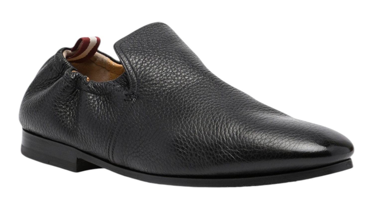 

Bally Planker 6237970 Мужские черные лоферы из зернистой телячьей кожи