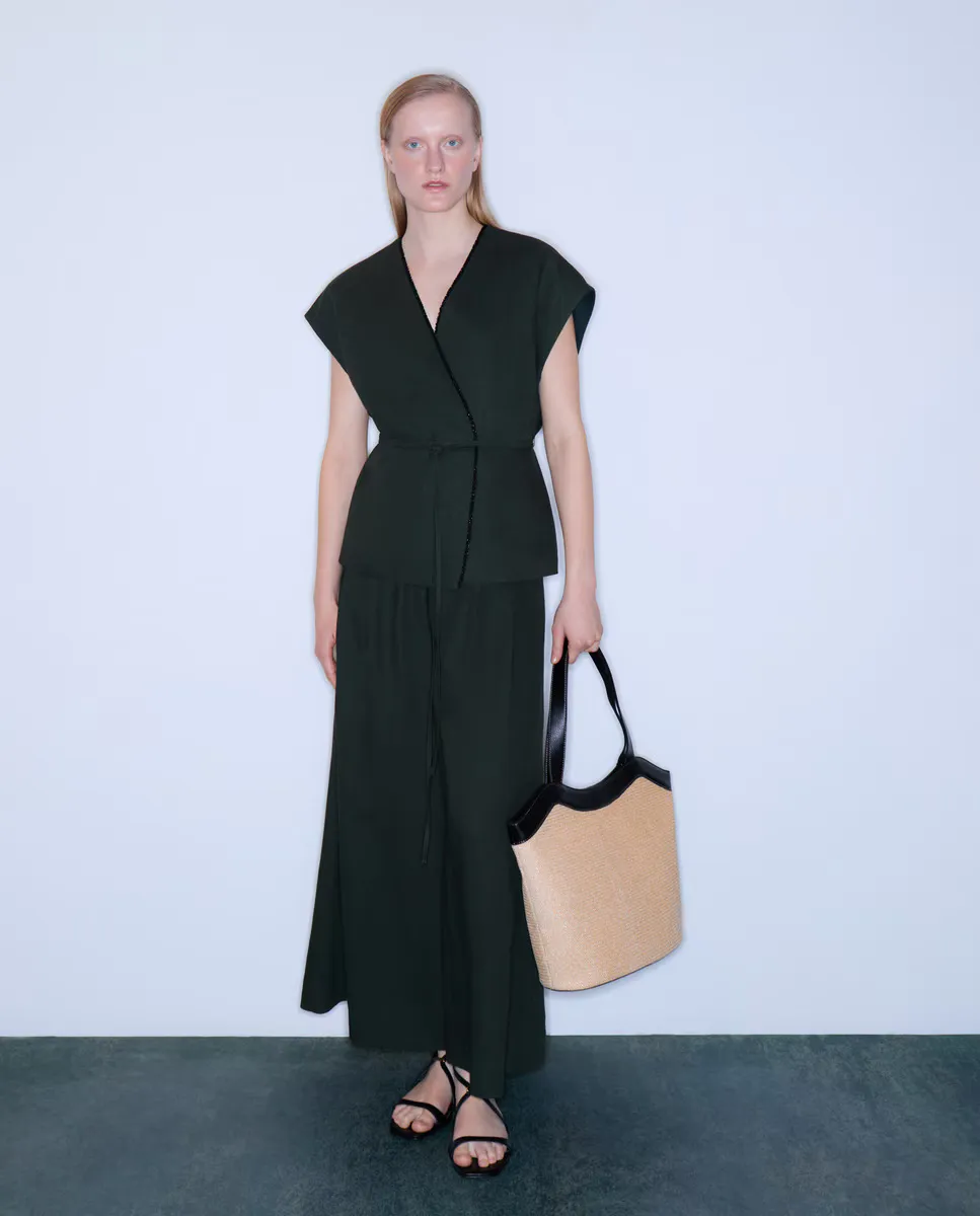 

Женский двубортный жилет Woman Limited El Corte Inglés, цвет 520 Kaki