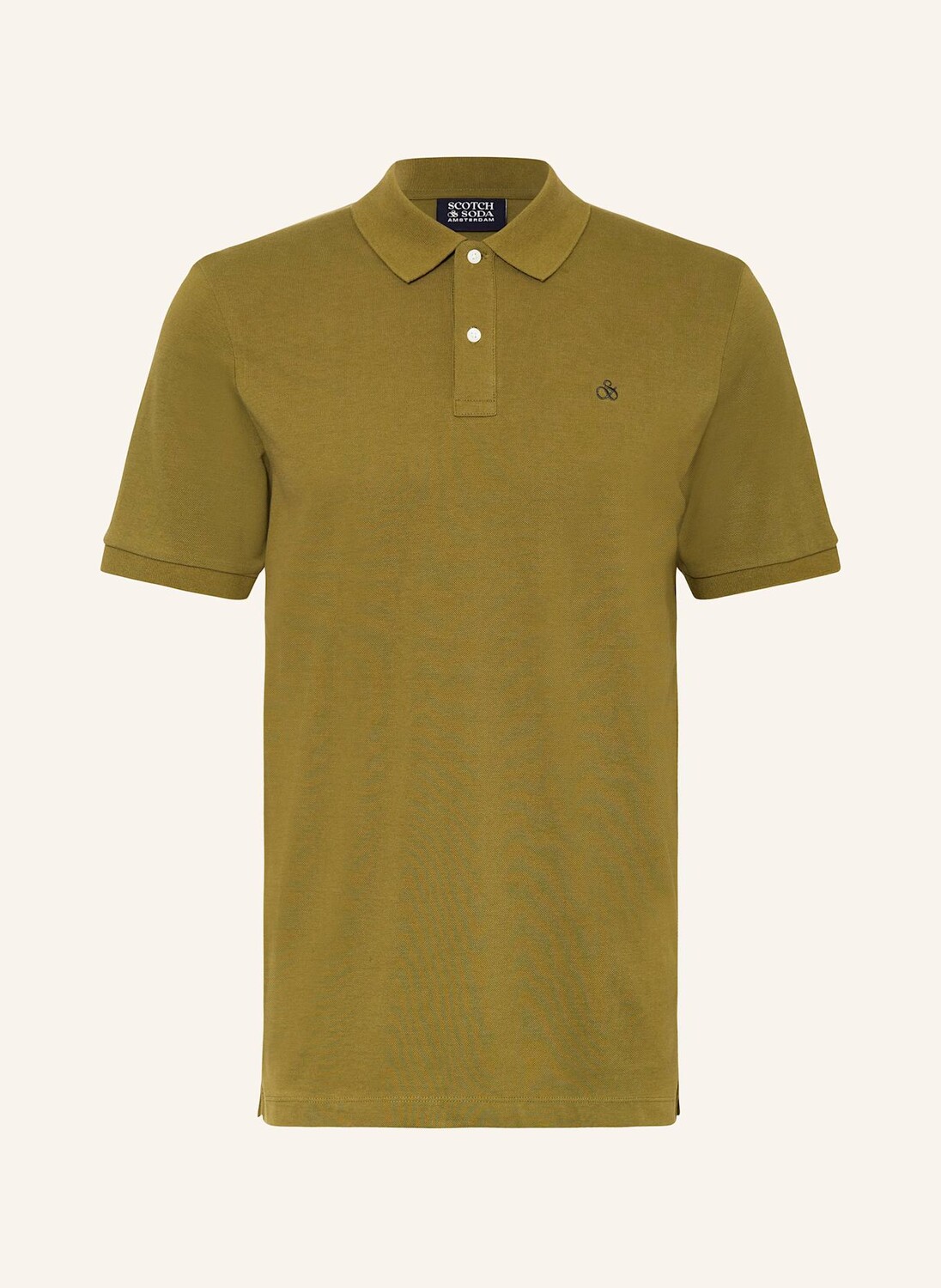 

Рубашка-Поло из пике Scotch & Soda, зеленый
