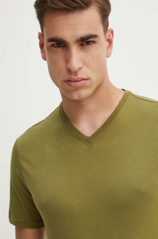 

Хлопковая футболка United Colors of Benetton, зеленый
