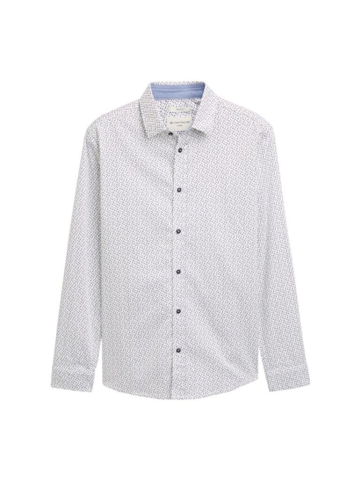 

Рубашка Tom Tailor, цвет white irregular design