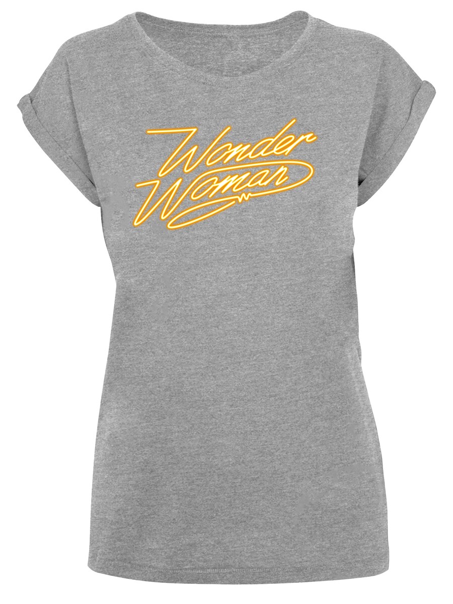 

Рубашка F4NT4STIC DC Comics Wonder Woman 84 Neon, пятнистый серый
