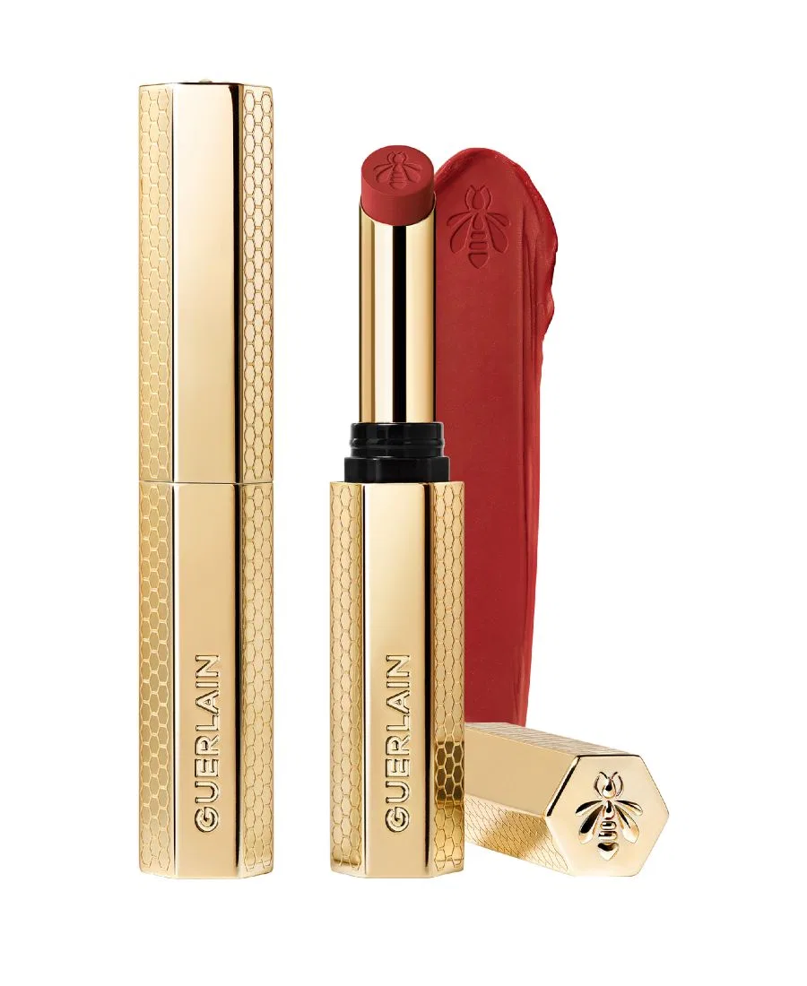 Помада KissKiss с медом Guerlain, 599 red aster