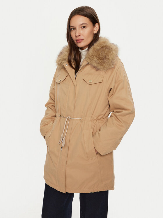 

Парка стандартной посадки Guess, бежевый