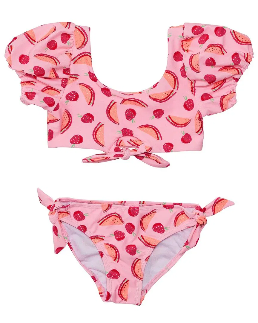 Бикини Snapper Rock Berry Sweet Knot Front, розовый
