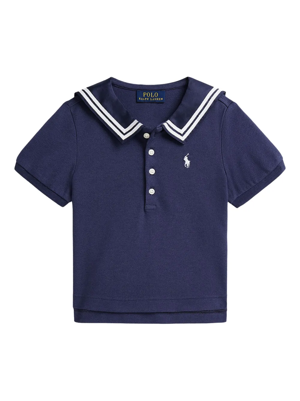 

Рубашка поло из ткани пике POLO RALPH LAUREN KIDS, синий