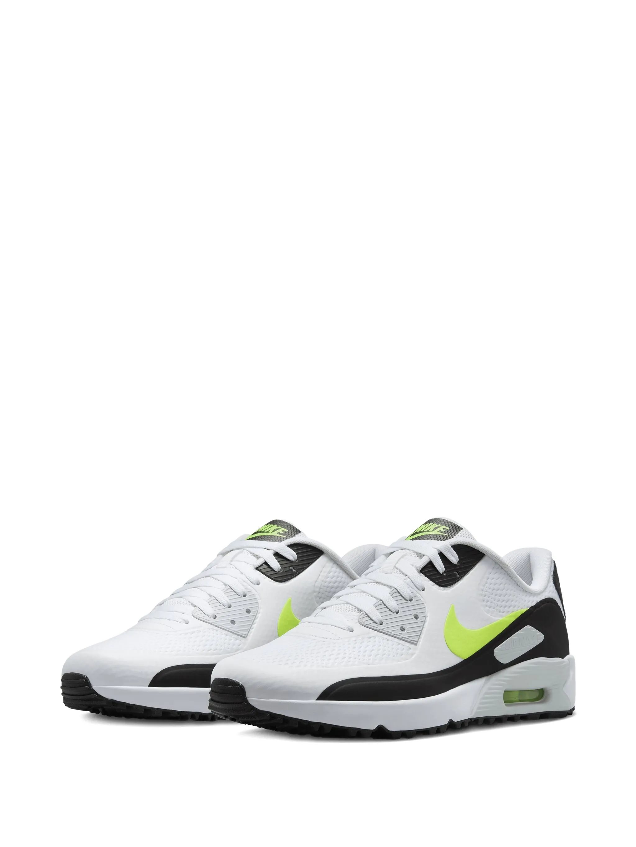 Кроссовки Air Max 90 Golf Hot Lime Nike, белый — фото 2