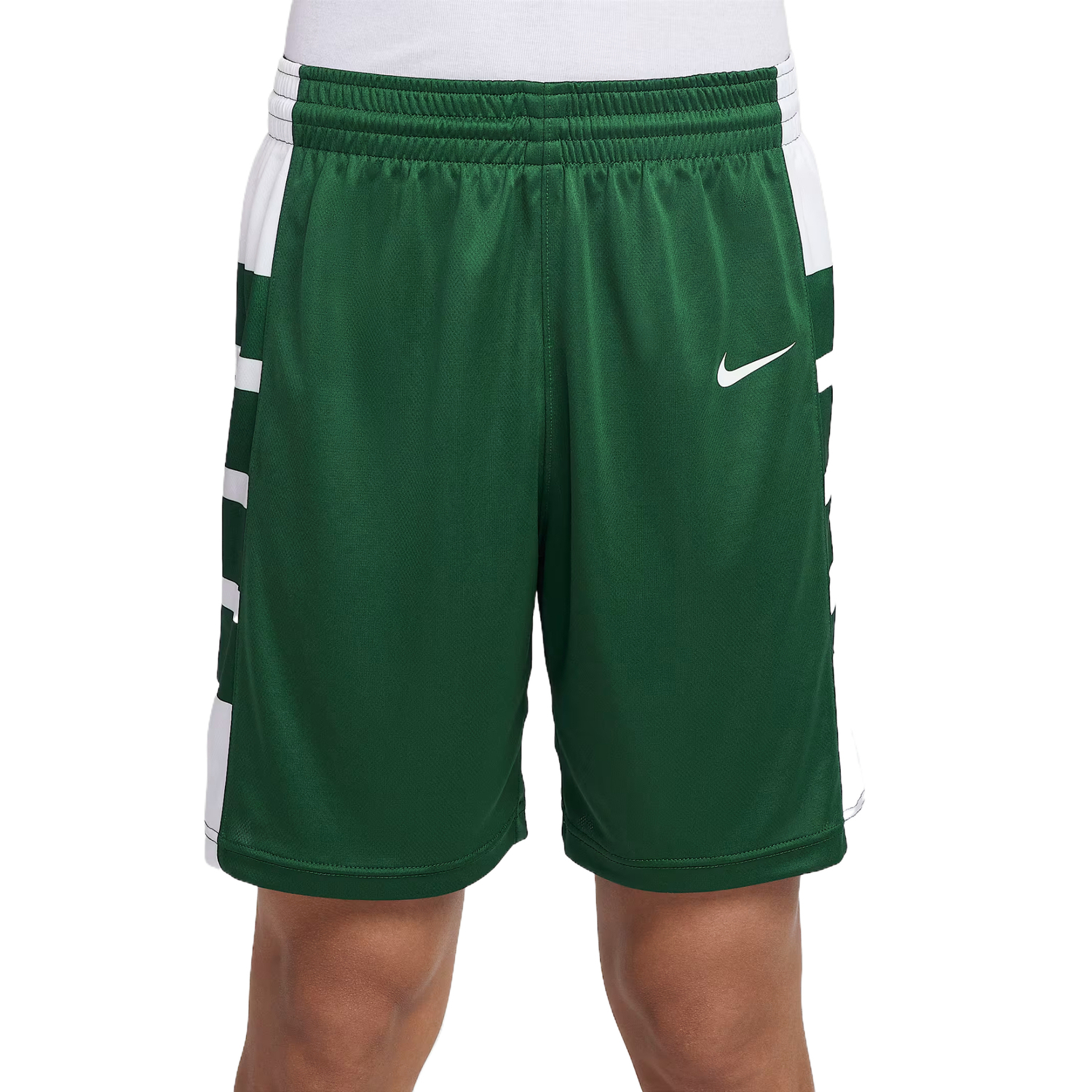 Nike Мужские повседневные шорты Dri Fit темно-зеленые — фото 2