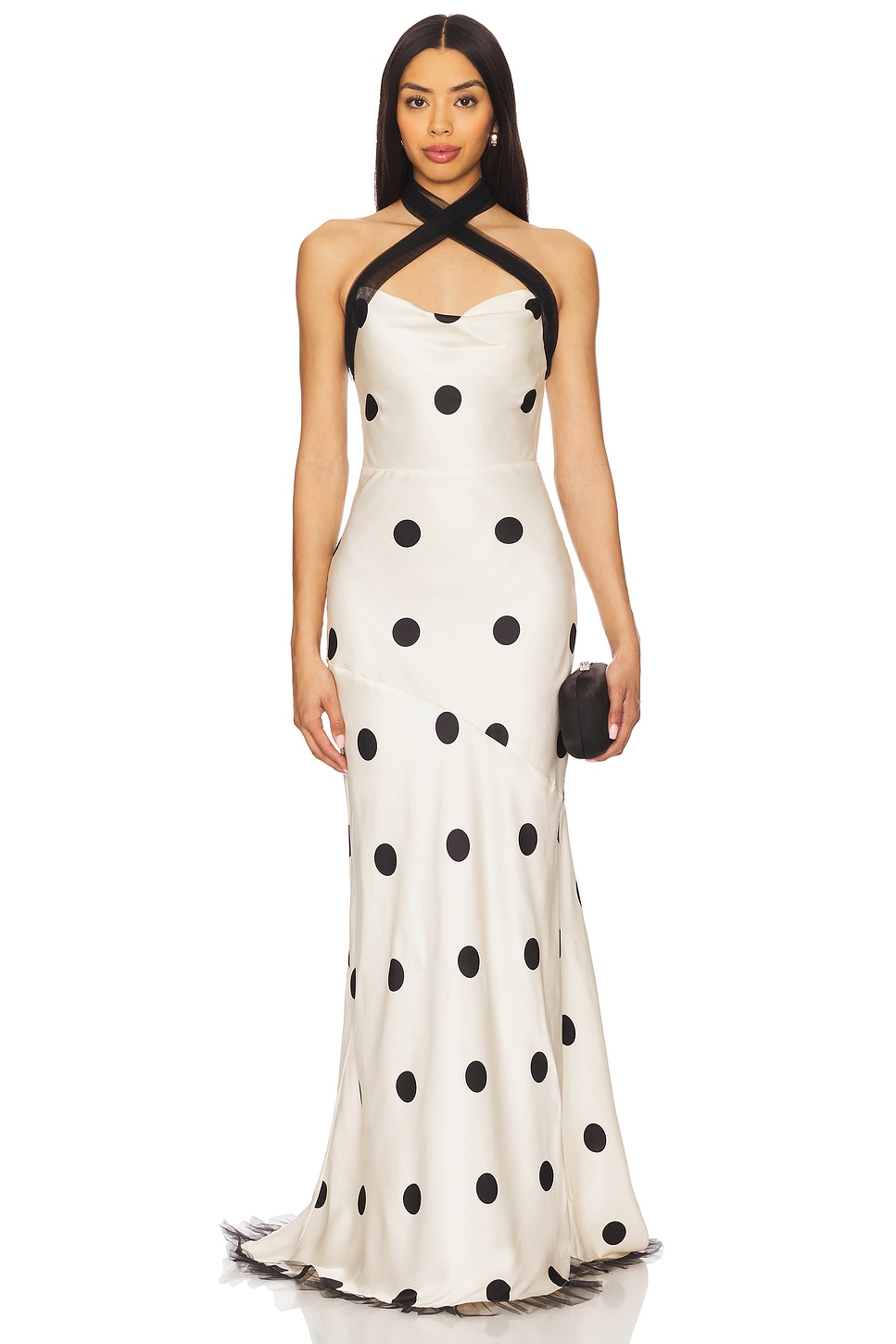 

Платье в горошек Dorothy от For Love & Lemons, cream