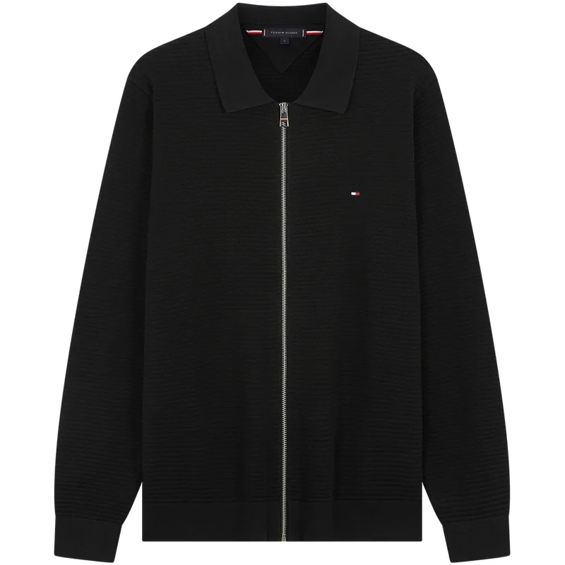 Tommy Hilfiger full-zip jacket, Black BDS