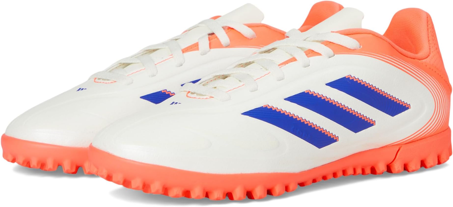 

Кроссовки adidas Kids Copa Club Pure 3 Turf Cleats, Off White/Lucid Blue/Signal Coral