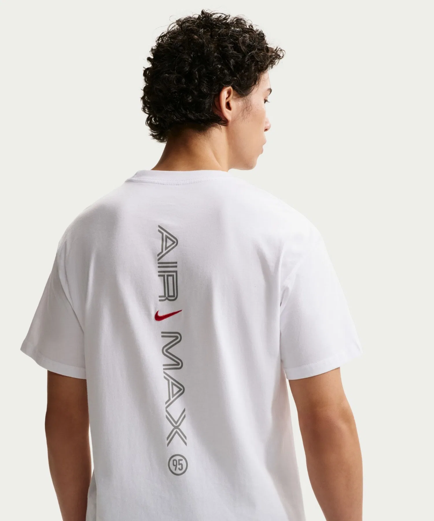 Унисекс футболка NIKE AS U NSW LSE AM95 REFLECTIVE белая — фото 3