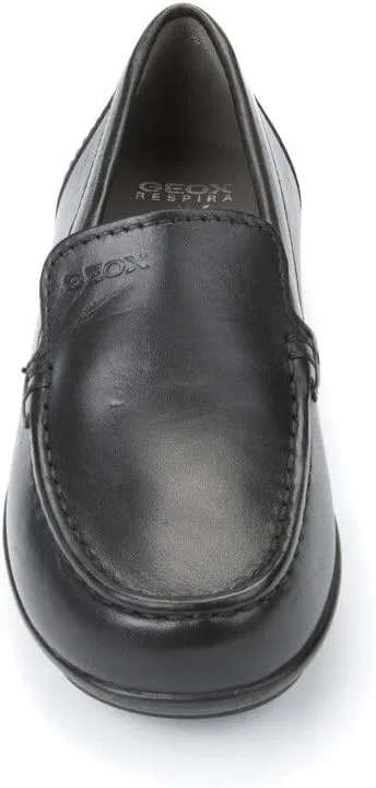 Туфли Geox J New Fast Boy B Boys' Moccasins, Black — фото 3