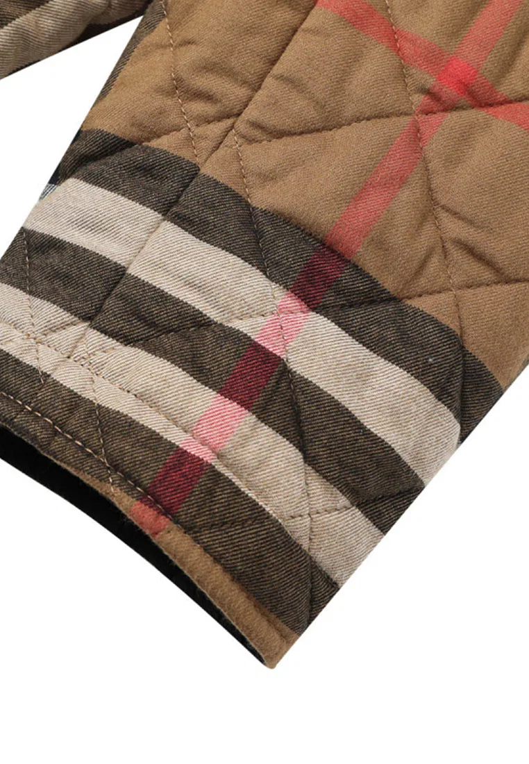 Куртка мужская Burberry, хлопковая, коричневый — фото 4