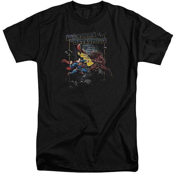 

Футболка с длинным рукавом Superman showdown adult tall Licensed Character