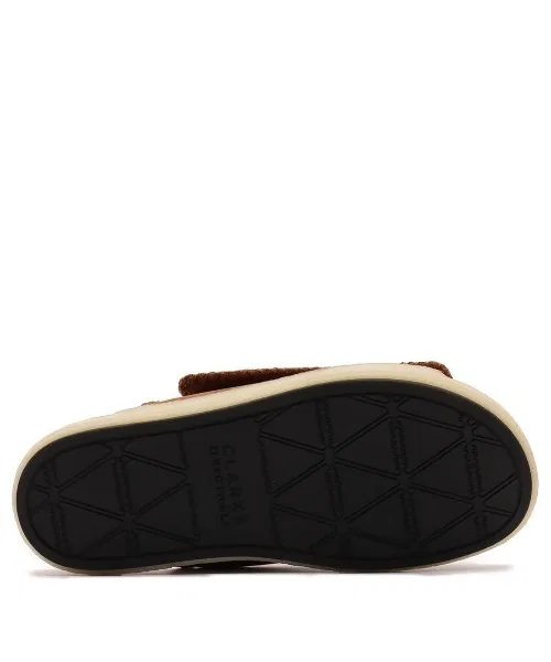 Мужские замшевые сандалии Clarks OverleighSlide коричневые — фото 4