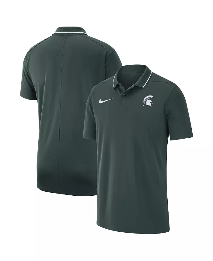 

Мужская зеленая поло Michigan State Spartans Coaches Performance Polo Nike