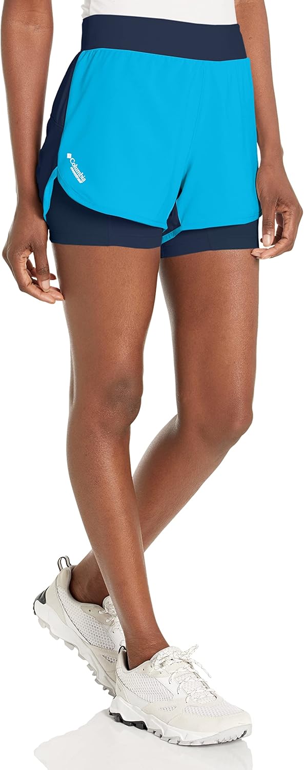 

Женские шорты для походов Columbia Endless Trail 2 в 1, Ocean Blue/Collegiate Navy