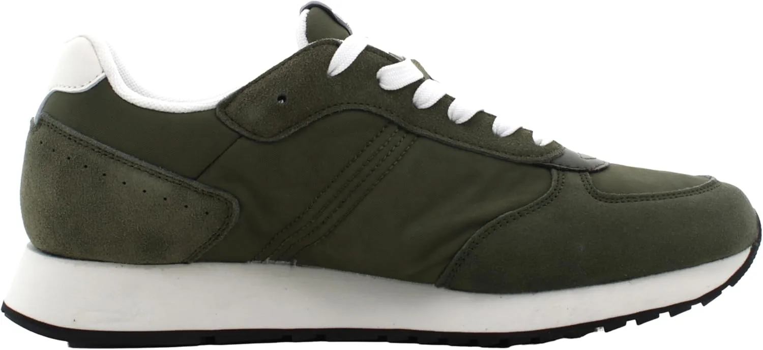 Кроссовки COLMAR Scarpe Uomo Travis One 003 Замша / Tessuto Военный Зеленый US24CO01 — фото 4