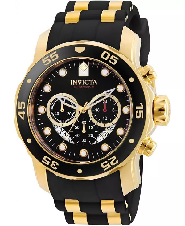 

Мужские кварцевые многофункциональные часы для дайвинга 6981 Pro Diver с черным циферблатом Invicta, black