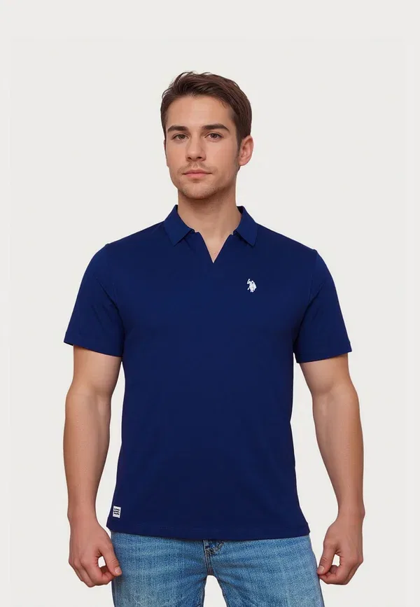Поло с коротким рукавом U.S. Polo Assn., темно-синий