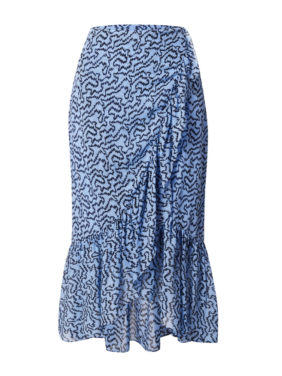 

Юбка миди SECOND FEMALE Skirt Aronia, цвет night blue/light blue