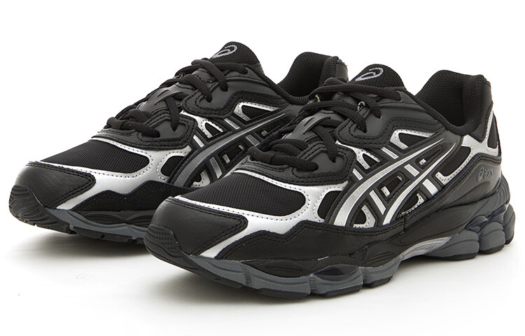 Обувь Asics GEL-NYC Lifestyle унисекс, Черное серебро — фото 3