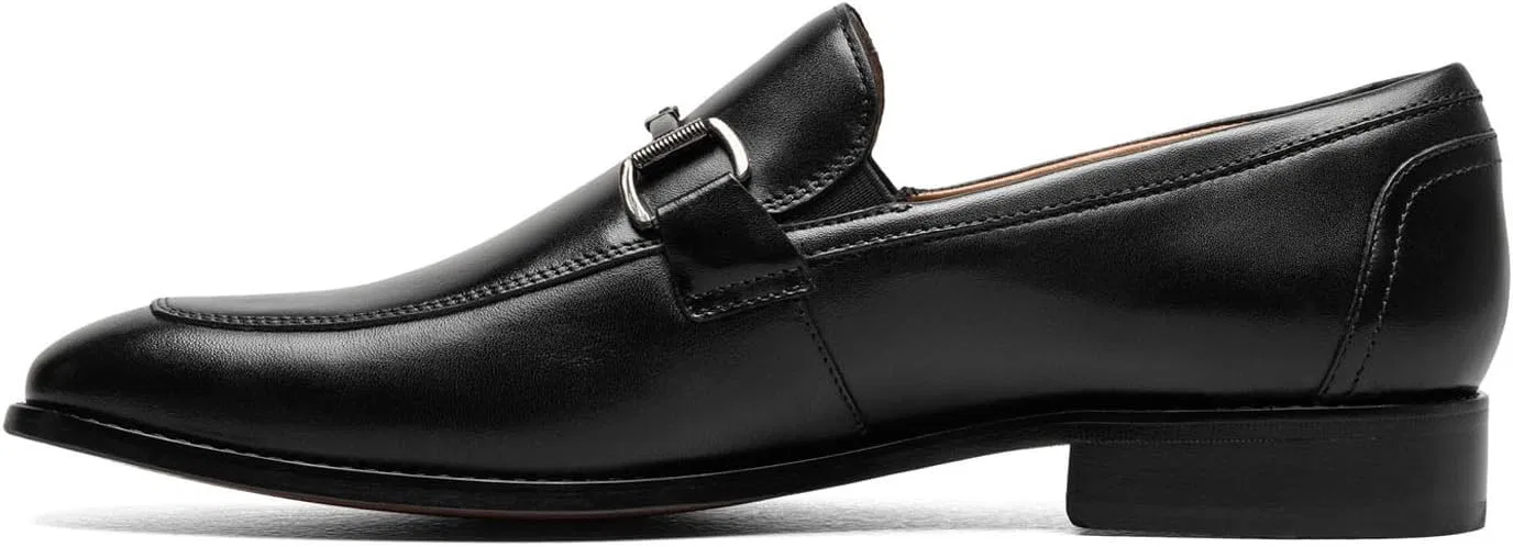 Мужские лоферы Florsheim Conetta Moc Toe Bit Slip-On, Black — фото 4
