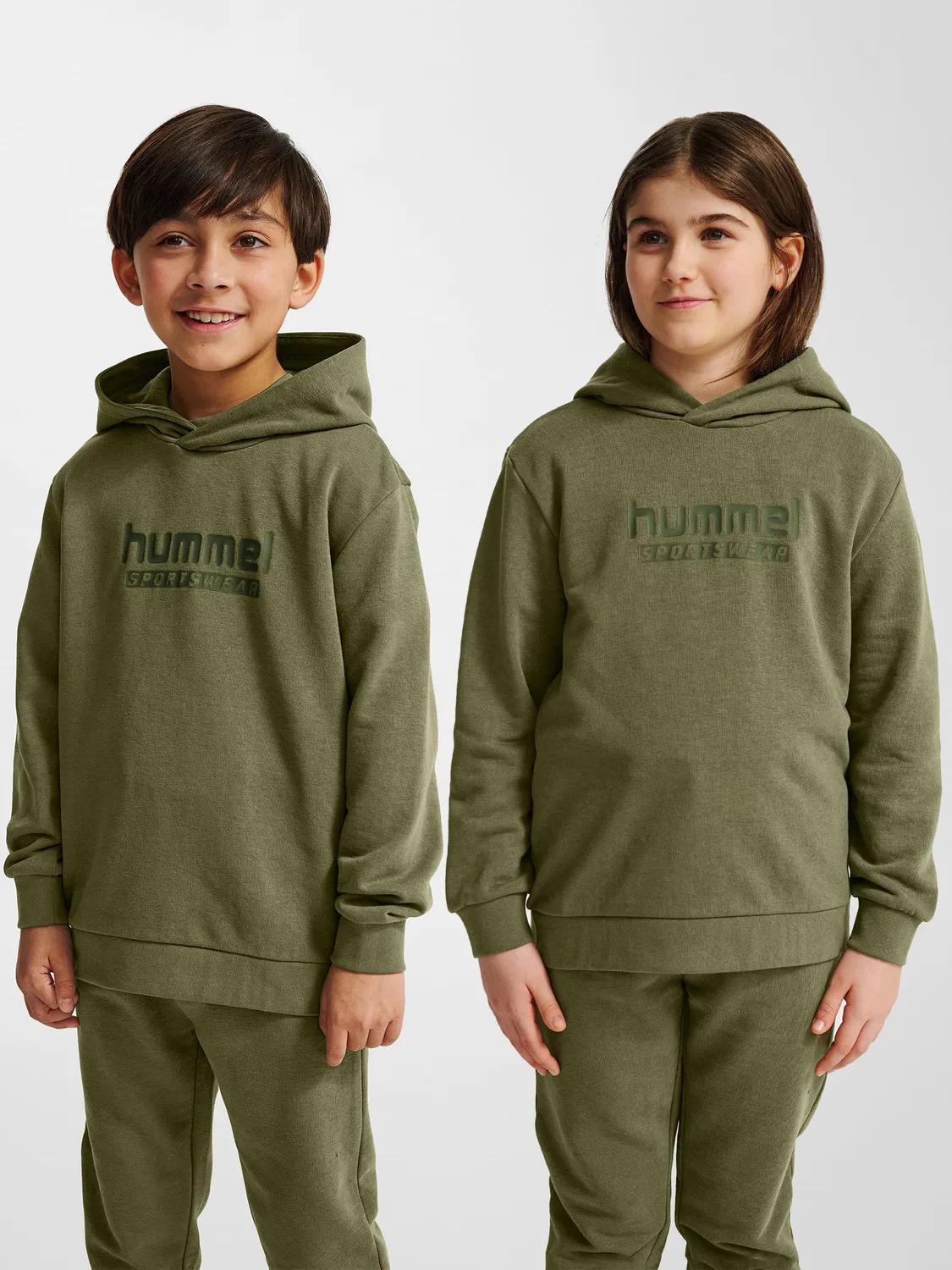 Капюшон худи детский Hummel, winter moss