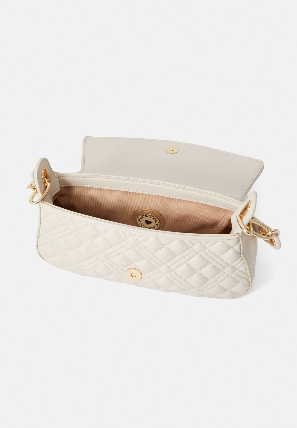 

Сумка QUILTED BAG Love Moschino, молочный
