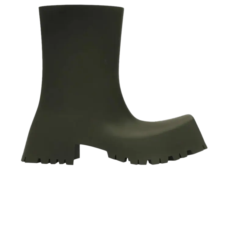 

Ботинки Balenciaga Trooper Rubber Boot Dark Green, зеленый